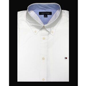 NWT TOMMY HILFIGER Men LS Regular Fit Oxford Shirt 100% Cotton MSRP $79.50